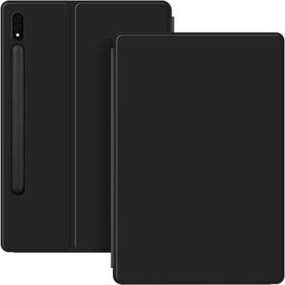 Samsung Galaxy Tab S8 / S7 - EIDERWOOD Kunstlæder Flip Cover m. Pen Holder - Sort