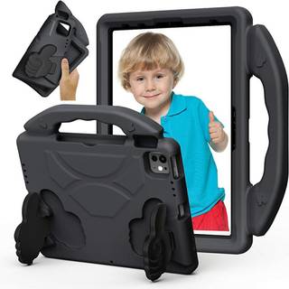 EIDERWOOD iPad Pro 11" (2024 - 2018) / Air (2022 / 2020) Børne Tablet Cover m. Indbygget Ståfunktion - Sort