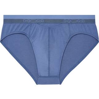 HOM Herren Slip blau Baumwolle & Mix unifarben