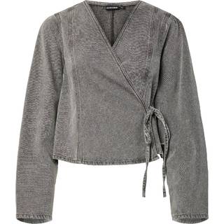 Pieces Skjorte - Fenna - Grey Denim
