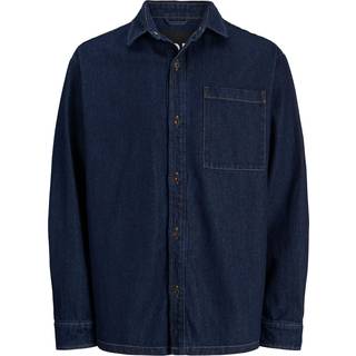 Colter Denim Overshirt, Dark Denim, XXL