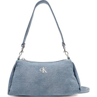 Small Denim Shoulder Bag - Blue - One Size