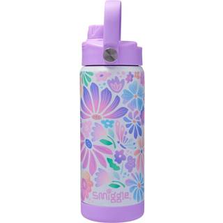 Smiggle Smiggle Purple Bloom Squiggle Insulated Stainless Steel Drink Bottle 550Ml