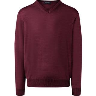 MAERZ Muenchen Herren Pullover rot unifarben