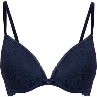 Hunkemöller Formstøbt pushup-bøjle-bh Marine blå - 70B