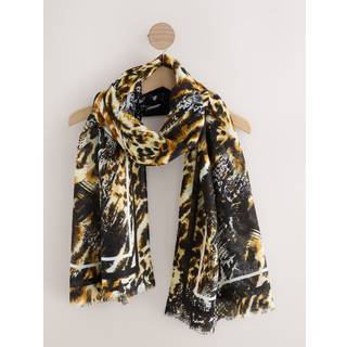 Next Mixed Animal Splice Lightweight Scarf