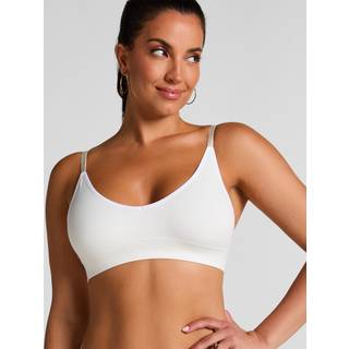 Hunkemöller Dide trekantsbralette hvid - XL
