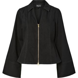 Pcflora Fitted  Denimjakke