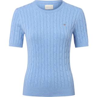 GANT Dame Sweater af strækbomuld med kabelstrik (XS)