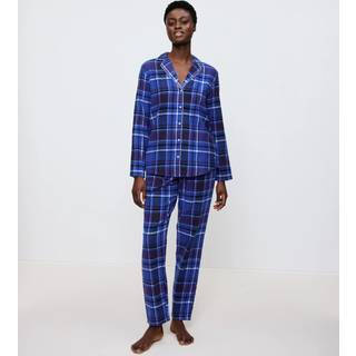 Boyfriend Pyjamas, Blue/Dark Combination, 40