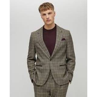 River Island River Island Slim Fit Heritage Ternet Jakkesæt Jakke