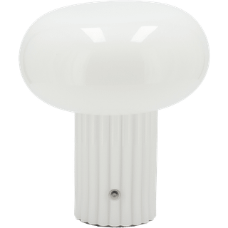 Scandi Living Haven bordlampe bærbar 22 cm Hvid