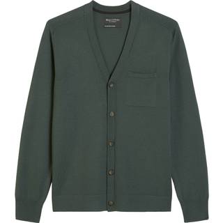 Marc O'Polo Herren Cardigan grün unifarben