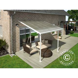 Terrasseoverdækning Feria, Palram/Canopia, 3x3,05m, Hvid