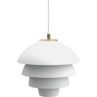Valencia Pendel Ø318 Mat hvid/ messing - Belid