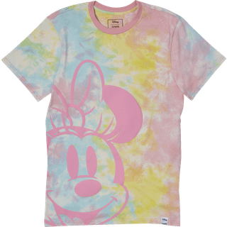 Disney by Loungefly Tee T-Shirt Unisex Minnie Mouse Tie Die Size L