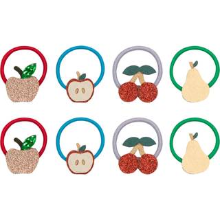 Mimi & Lula - 8 hårelastikker - Mini Fruity Mushroom Village
