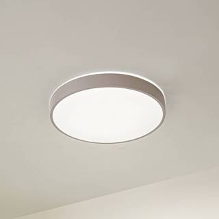 LED loftslampe Zylo Lindby, dæmpbar, Aluminium/grå/zink, Stue/spisestue, Plast