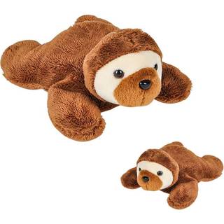 Dreidel Company Plush Sloth Mighty Mights 3,5 """" Inch Plush fylld supermjuk och gosig djurleksaker Klassrumsdekorationer pojkar och flickor (Slot