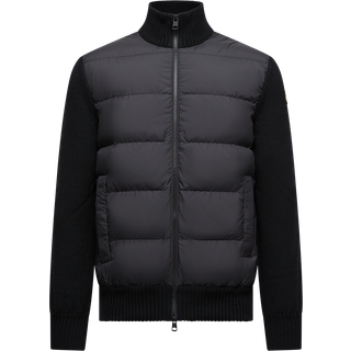 Moncler Padded Zip Cardigan Black