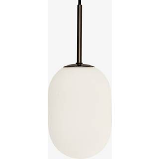 Watt & Veke Noor Pendel / Sort 17,5 Cm - Pendler Mundblæst glas Opal - T40121901