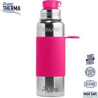 Pura® - Therma Sportsflaske Big Mouth® Pink 650ml