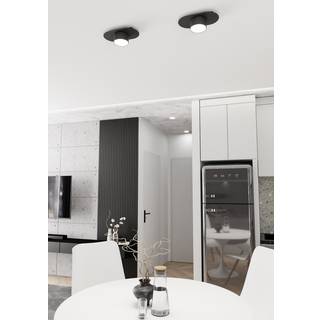 Stilo 1 Sort loftslampe - GX53, 230V, uden lyskilde
