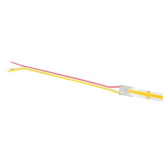 LED strip samler med løse ledninger - 10mm, CCT COB, IP20, 5V-24V