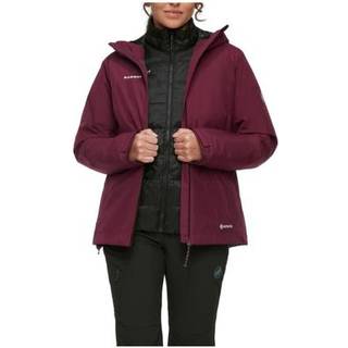 Mammut Women's Treeline 3 in 1 Hardshell Hooded Jacket 3 i 1-jakke Damer størrelse XL farve rød/sort