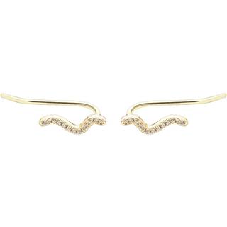 CURVA UP EARRING | GOLDEN