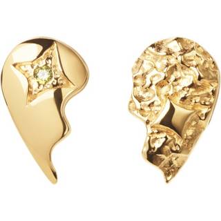 Camille Brinch Sparkly BFF Stud Øreringe Guld