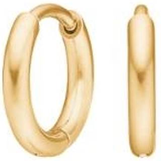 Pure Titanium Nikkelfri hoops i forgyldt titanium - 8 mm