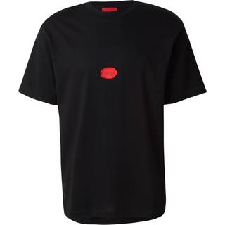 T-shirt i bomuldsjersey med voksbehandlet stempellogo