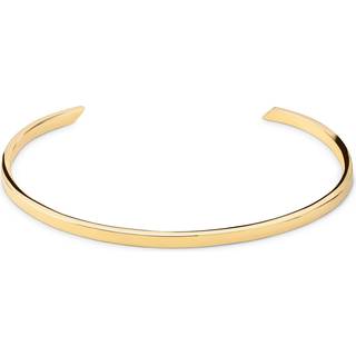 3 mm Poleret Forgyldt Justerbart Sterling Sølv Manchetarmbånd