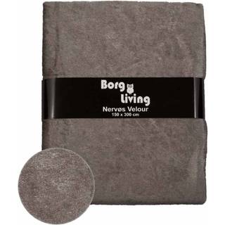 Velour dug - 9 meter - Grå - Nervøs velour - Pakke med 9 meter