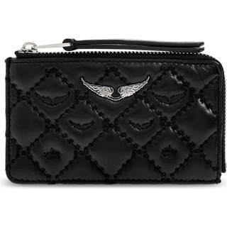 Quilted Monogram Kortholder, Black
