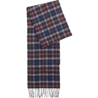 Barbour Lifestyle Tartan Lambswool Scarf Midnight Oak
