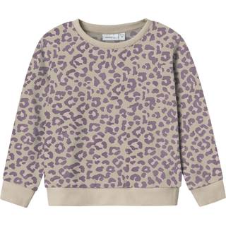 NAME IT Sweatshirt Fleece Davina Summer Sand Leo
