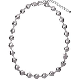 Black Colour - Alina Heart Halskæde - Sølvfarvet