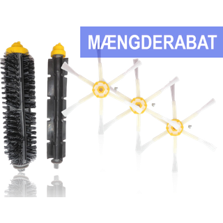 iRobot Roomba 500/600/700-serien Børstepakke med hexagon sidebørster