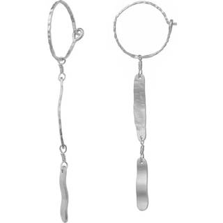 Maanesten Lila øreringe sølv - 9774c