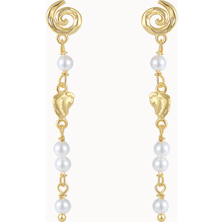 Cayman Earrings - Forgyldt