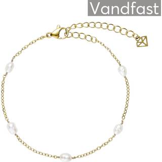 ANNEBRAUNER Classic Pearl Armbånd 18K Guldbelagt