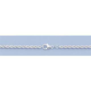 Cordel armbånd i sølv - 0,6 mm bred