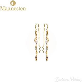 Maanesten Poppy forgyldte øreringe - 9672A