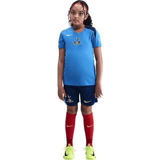 Kortærmet Tottenham Hotspur Strike Third Nike Dri-FIT Total 90-fodboldtrøje til større børn - blå - L