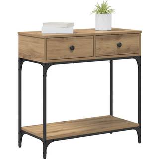 Konsolbord artisan eg 75 x 34,5 x 75 cm Konstrueret træ