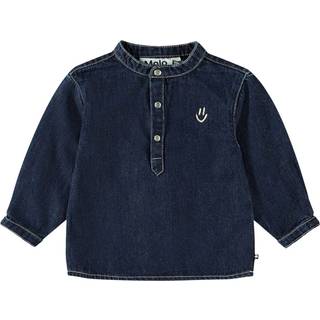Molo Enoz Skjorte Oceanic Denim 74 cm  Marineblå  74 cm  Unisex