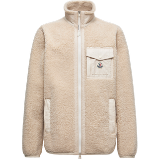 Moncler Hybrid Fleece Jacket Beige