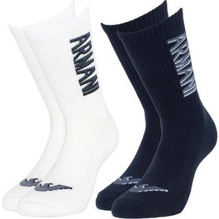 EMPORIO ARMANI Herren Socken blau Baumwolle & Mix unifarben
